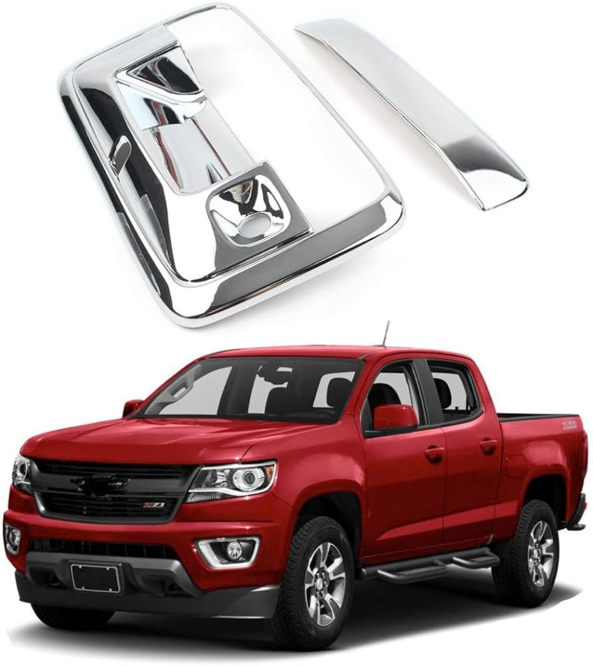 2018 chevy colorado accessories Bulan 1 for Chevrolet Chevy Colorado Accessories - Exterior ABS Chrome Rear  Trunk Tail Gate Tailgate Door Handle Cover Trim pcs