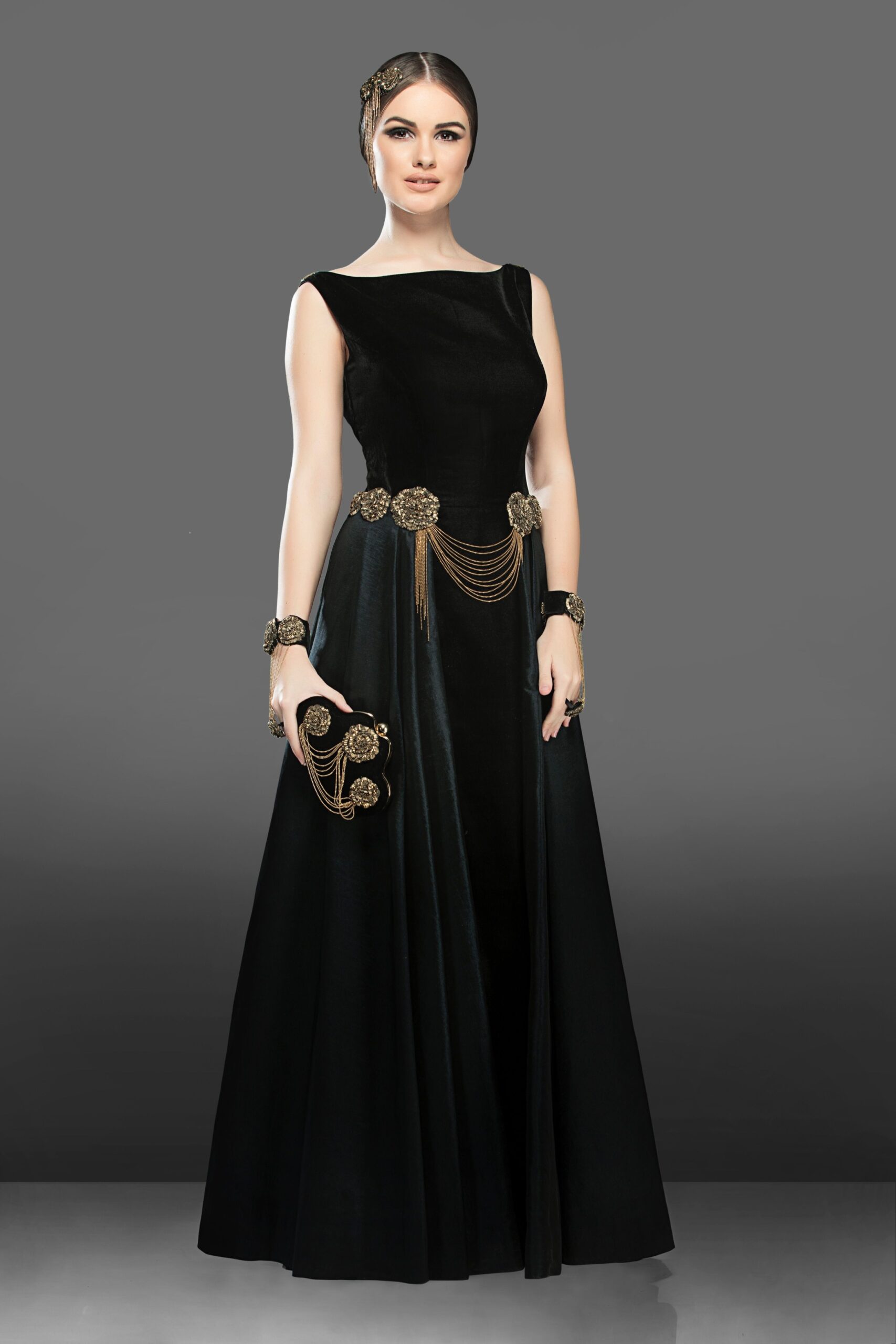 accessories for black gown Bulan 2 An exclusive black gown with complimenting accessories