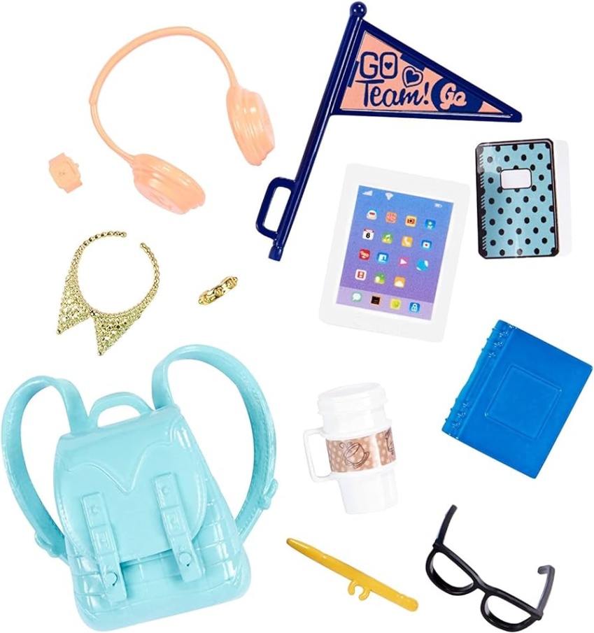 accessories for barbies Bulan 2 Barbie Accessories: Fashion - School Spirit