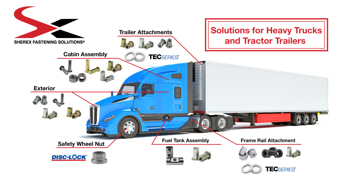 big rig truck accessories Bulan 5 Fastening Solutions for the Heavy Truck Industry - Sherex
