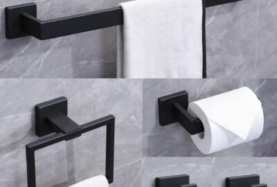 Upgrade Your Bathroom With Sleek Matte Black Accessories For A Modern Touch