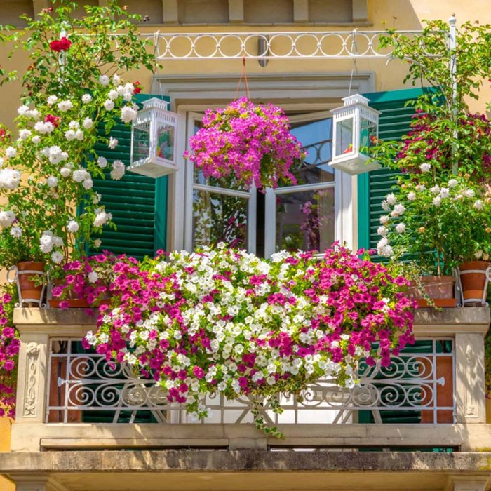 Schmalen balkon gestalten